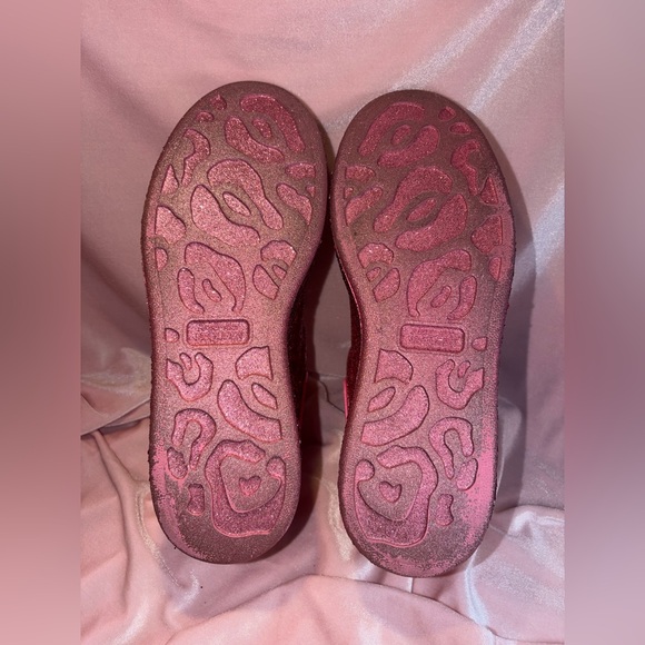 Alexander McQueen Glitter Women’s Sneakers in Printers Pink - 38.5 / 8.5 - Picture 9 of 10